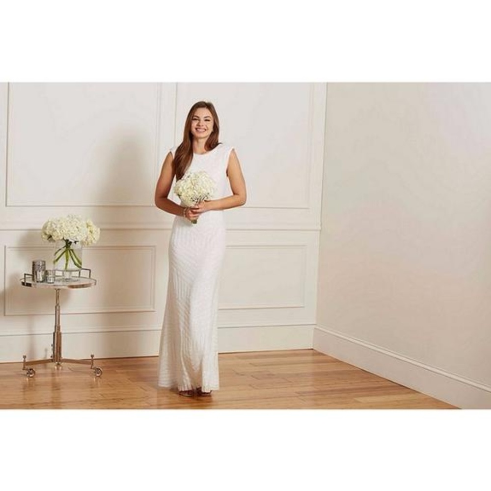 Vera Wang Sequined gown
